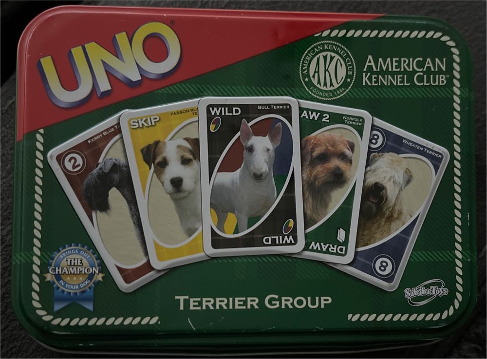 Terrier Group Uno Tin  board game collectible - Main Image 1