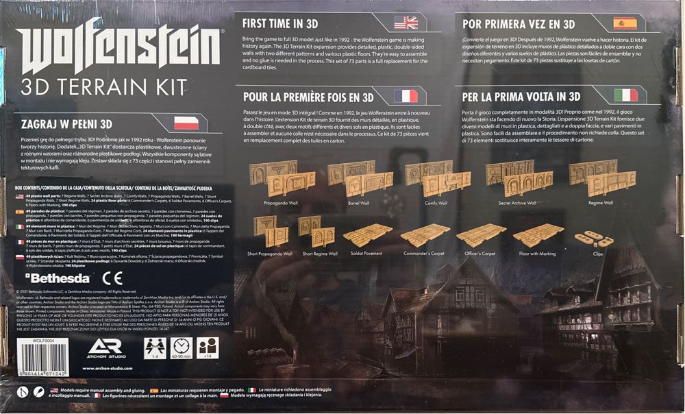 Wolfenstein: 3d Terrain Kit  board game collectible [Barcode 5901414671242] - Main Image 2