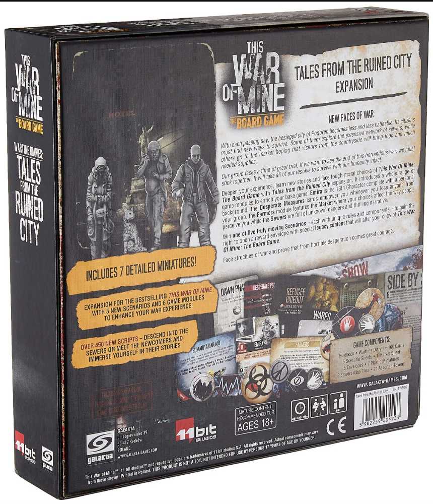 This War Of Mine: Tales From The Ruined City  (1-6) board game collectible [Barcode 5902259204923] - Main Image 2