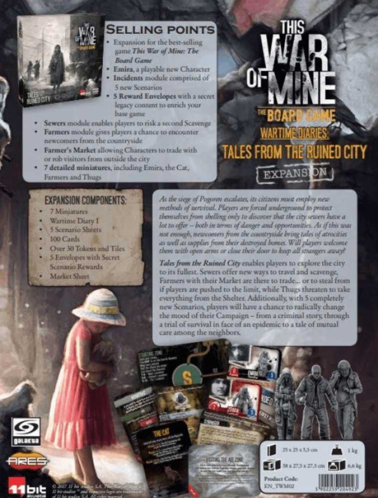 This War Of Mine: Tales From The Ruined City  (1-6) board game collectible [Barcode 5902259204923] - Main Image 4