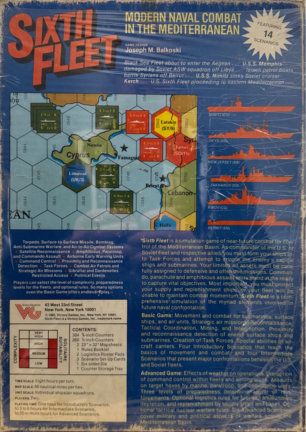 Sixth Fleet  (2) board game collectible [Barcode 050758300129] - Main Image 2