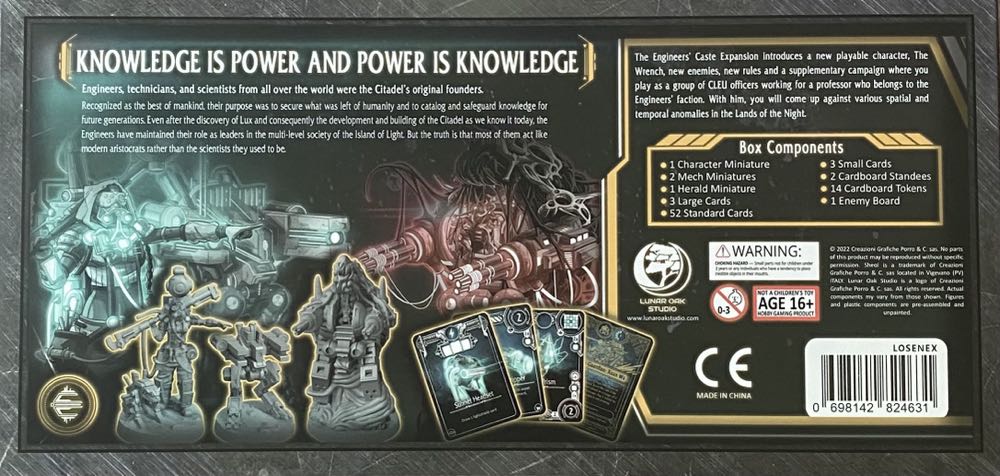 S.H.E.O.L. - Engineer’s Caste  (1-4) board game collectible - Main Image 2