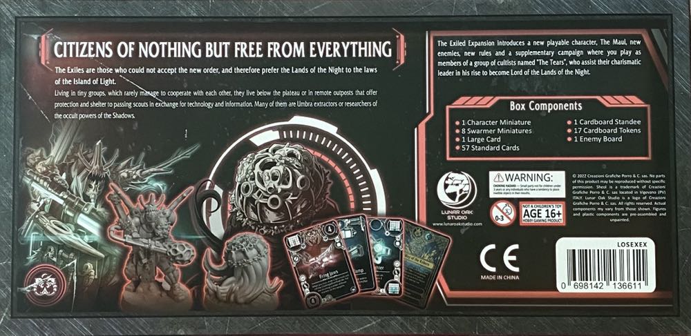 S.H.E.O.L. - Exiled Folk  (1-4) board game collectible - Main Image 2
