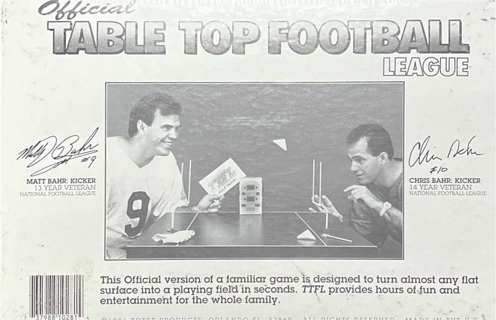 Totee Official Table Top Football Totee New & Sealed  board game collectible [Barcode 737988102814] - Main Image 2