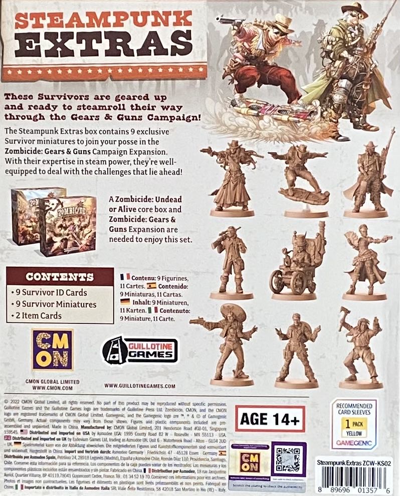 Steampunk Extras  (1-6) board game collectible [Barcode 889696013576] - Main Image 2
