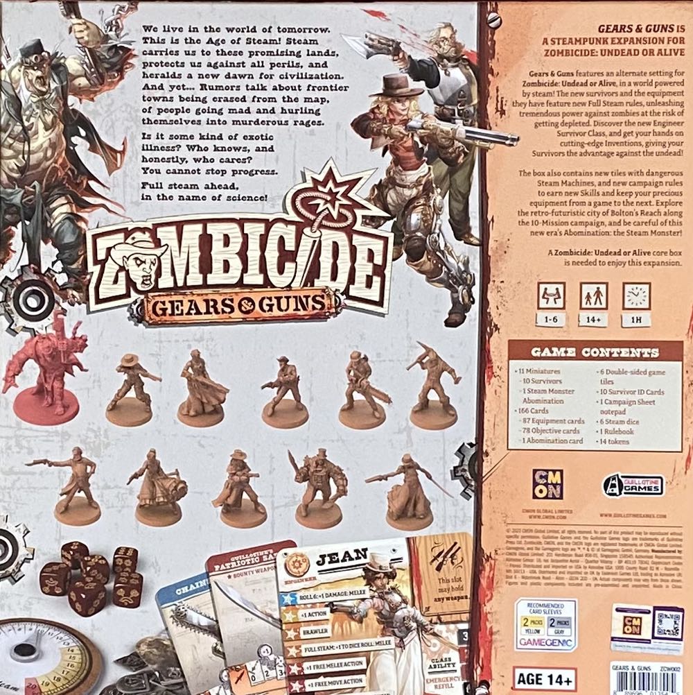 Zombicide Gears & Guns  (1-6) board game collectible [Barcode 889696013545] - Main Image 2