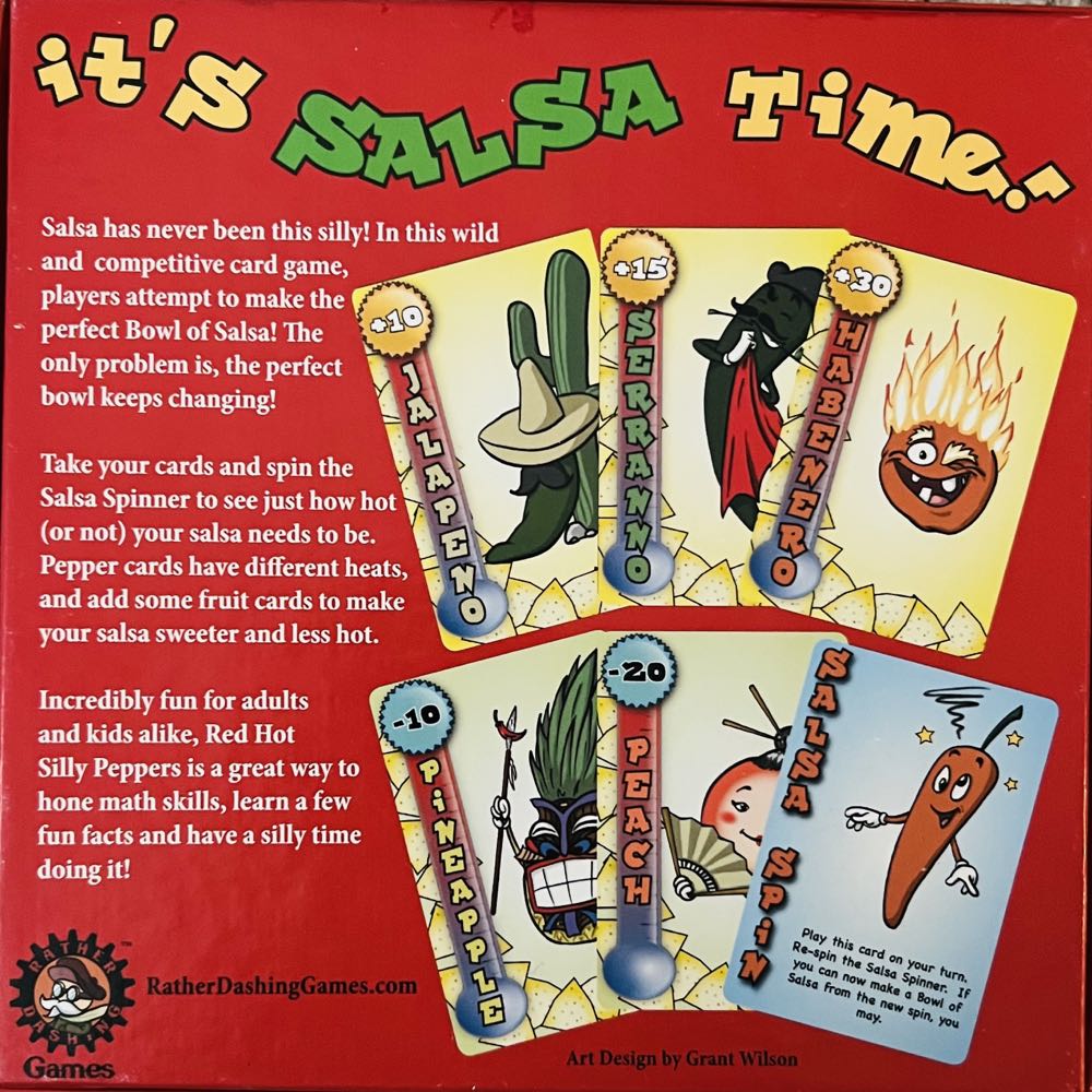 Red Hot Silly Peppers  (2-5) board game collectible [Barcode 610563384501] - Main Image 2