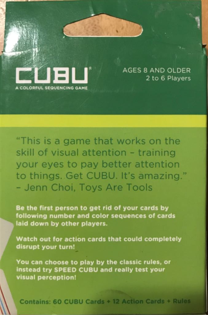 Cubu  (2-6) board game collectible [Barcode 858170003785] - Main Image 2