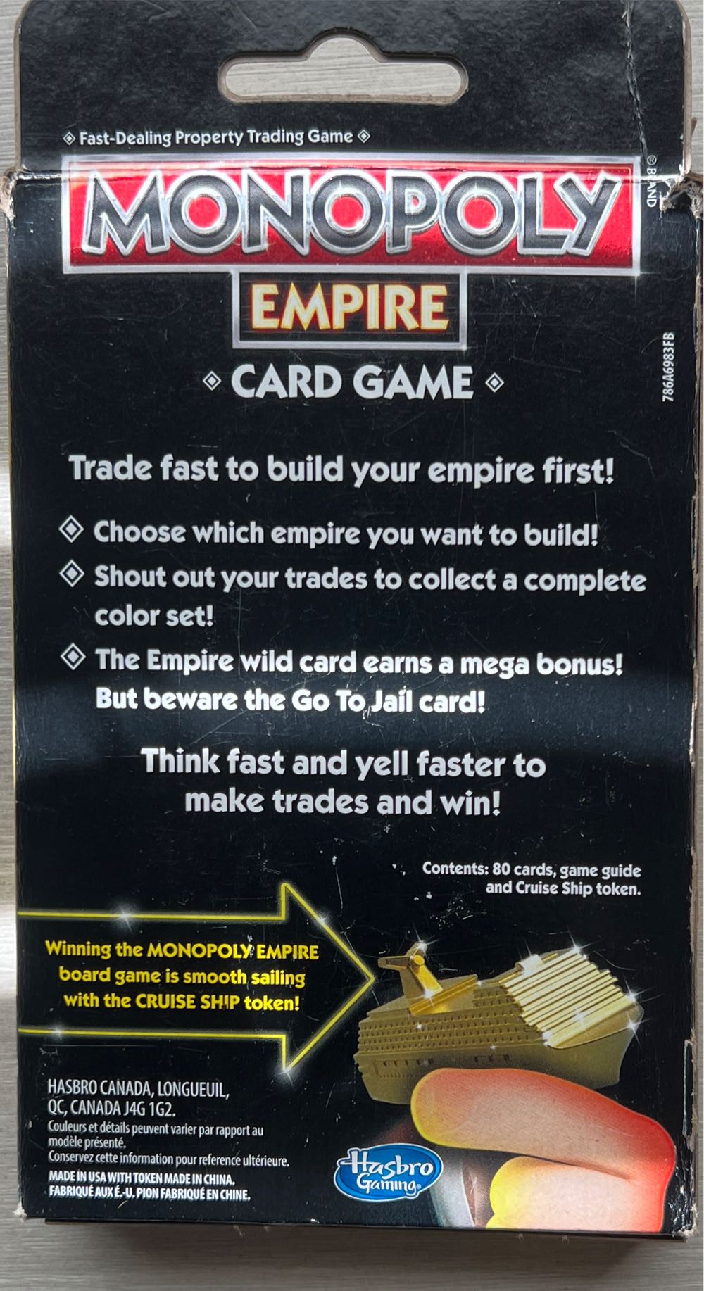 Monopoly Empire Card Game  board game collectible - Main Image 2