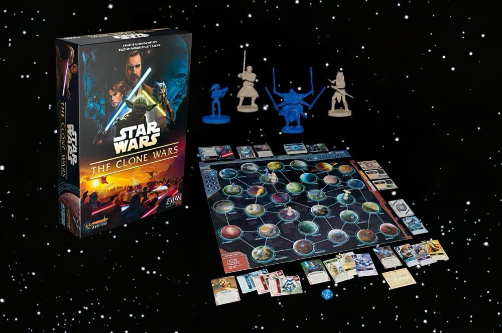Star Wars: The Clone Wars [Pandemic]  (1-5) board game collectible [Barcode 841333113483] - Main Image 2