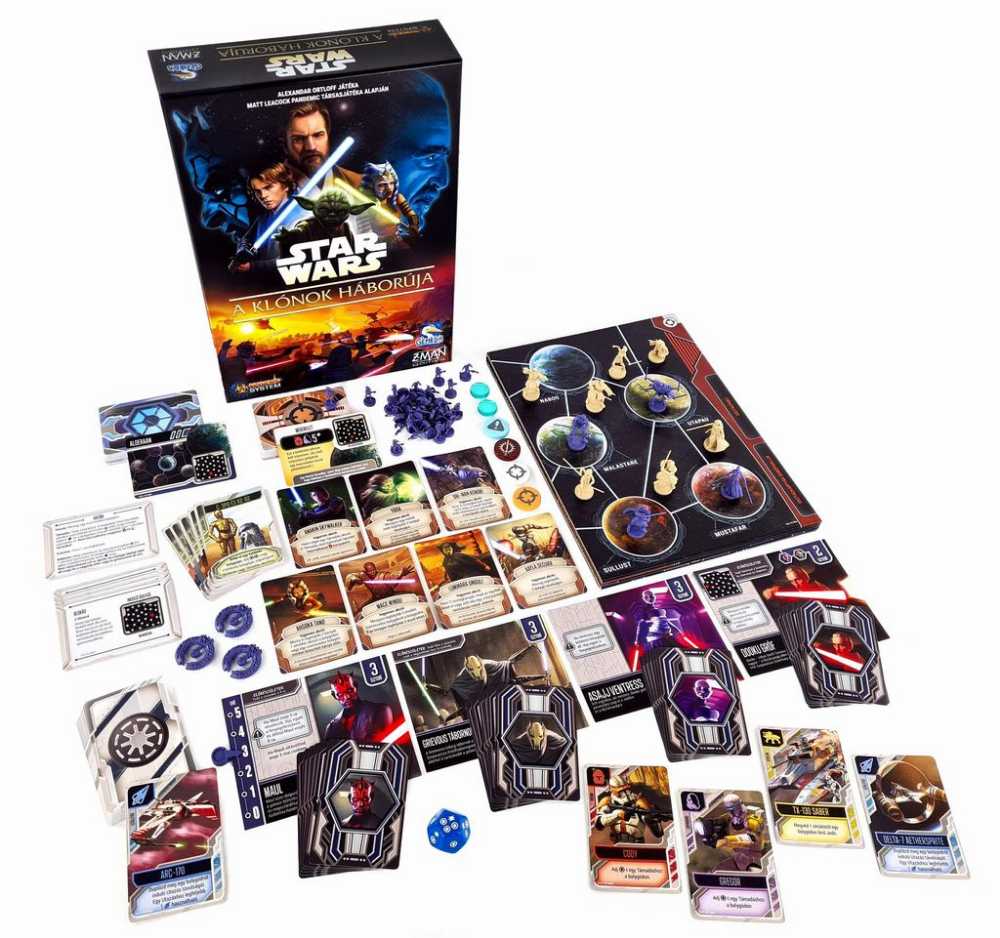 Star Wars: The Clone Wars [Pandemic]  (1-5) board game collectible [Barcode 841333113483] - Main Image 3
