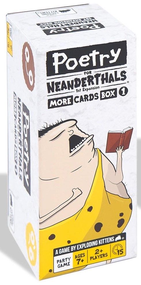 Poetry For Neanderthals: Expansion Box 1  (2-12) board game collectible [Barcode 852131006839] - Main Image 2