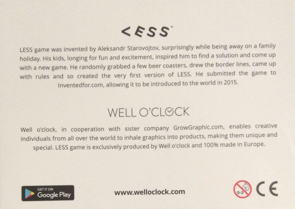 Less  (2-4) board game collectible [Barcode 3830063790320] - Main Image 2