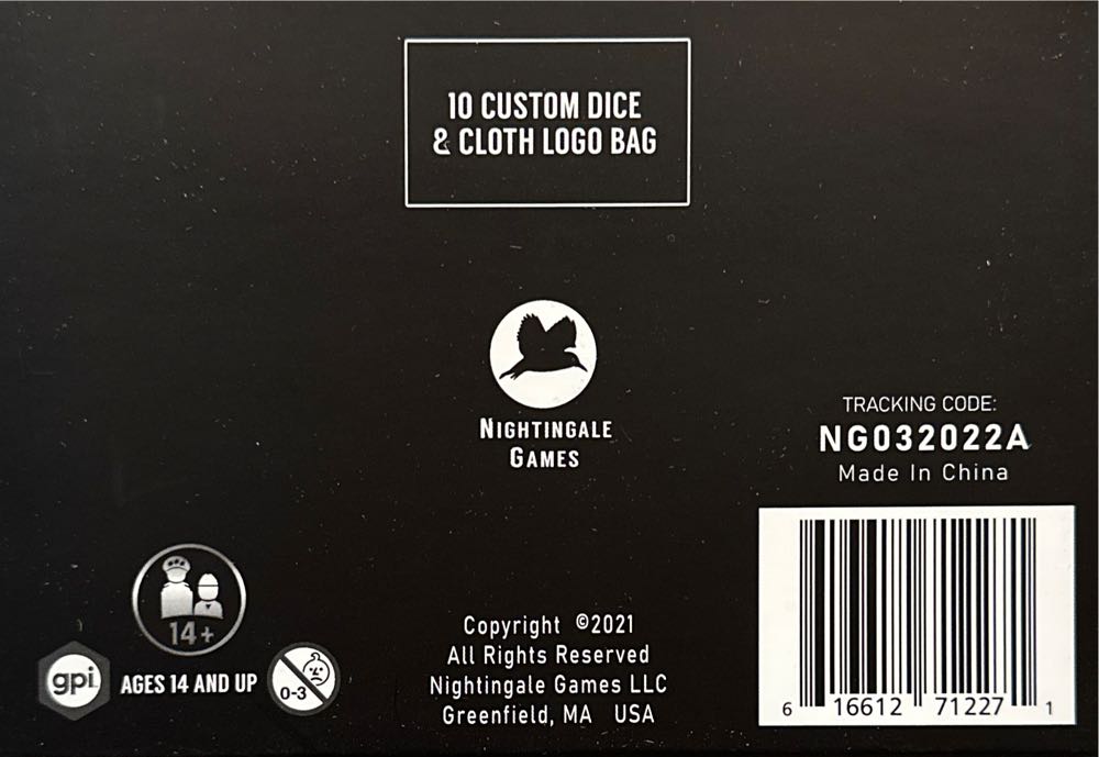 War Room: Custom Dice  board game collectible [Barcode 616612712271] - Main Image 2