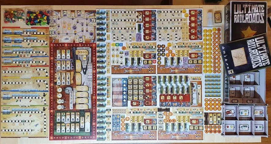 Ultimate Railroads  (1-4) board game collectible [Barcode 841333116200] - Main Image 4