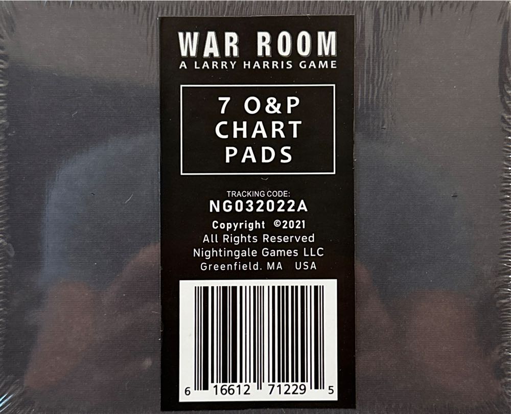 War Room: O&P Chart Pads  board game collectible [Barcode 616612712295] - Main Image 2