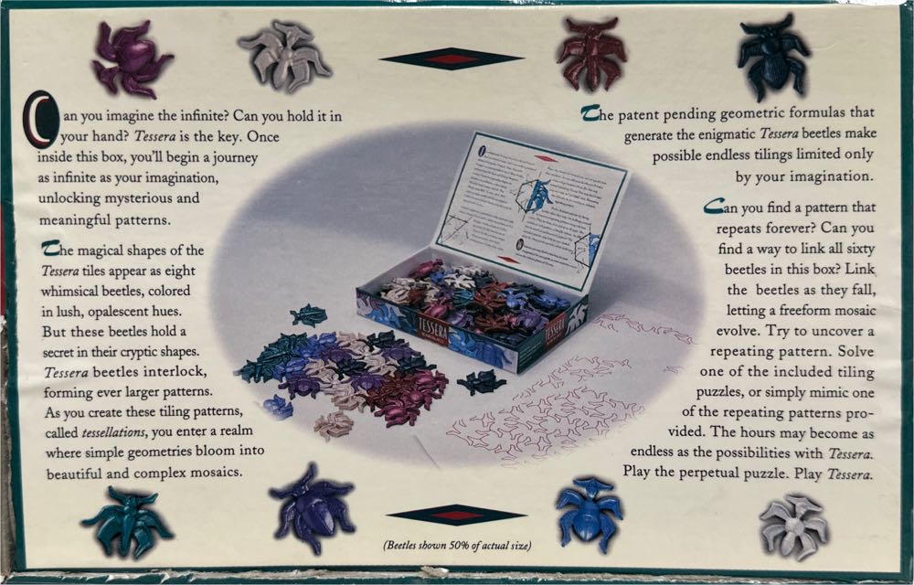 Tessera: The Perpetual Puzzle 60 Interlocking Beetles  (1) board game collectible [Barcode 051168063000] - Main Image 2