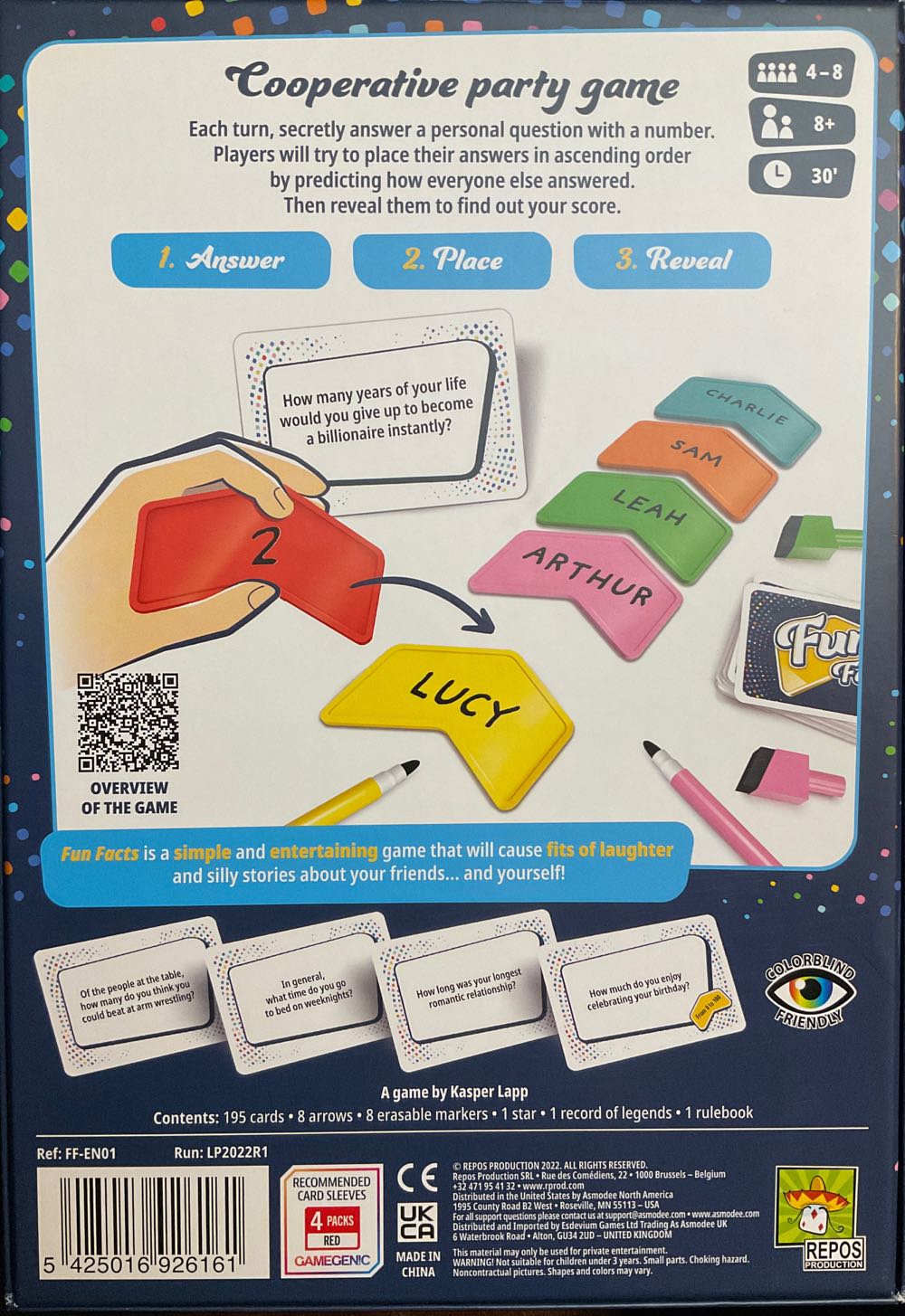 Fun Facts  (4-8) board game collectible [Barcode 5425016926161] - Main Image 2