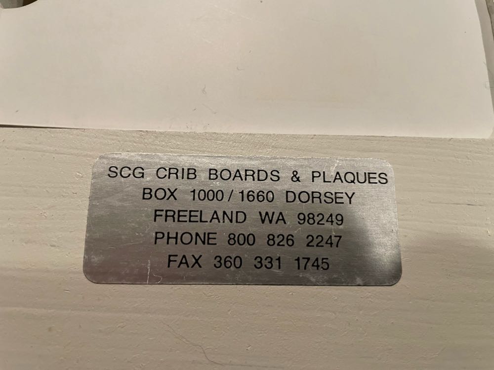 SCG Cribbage Boards  (2) board game collectible - Main Image 3