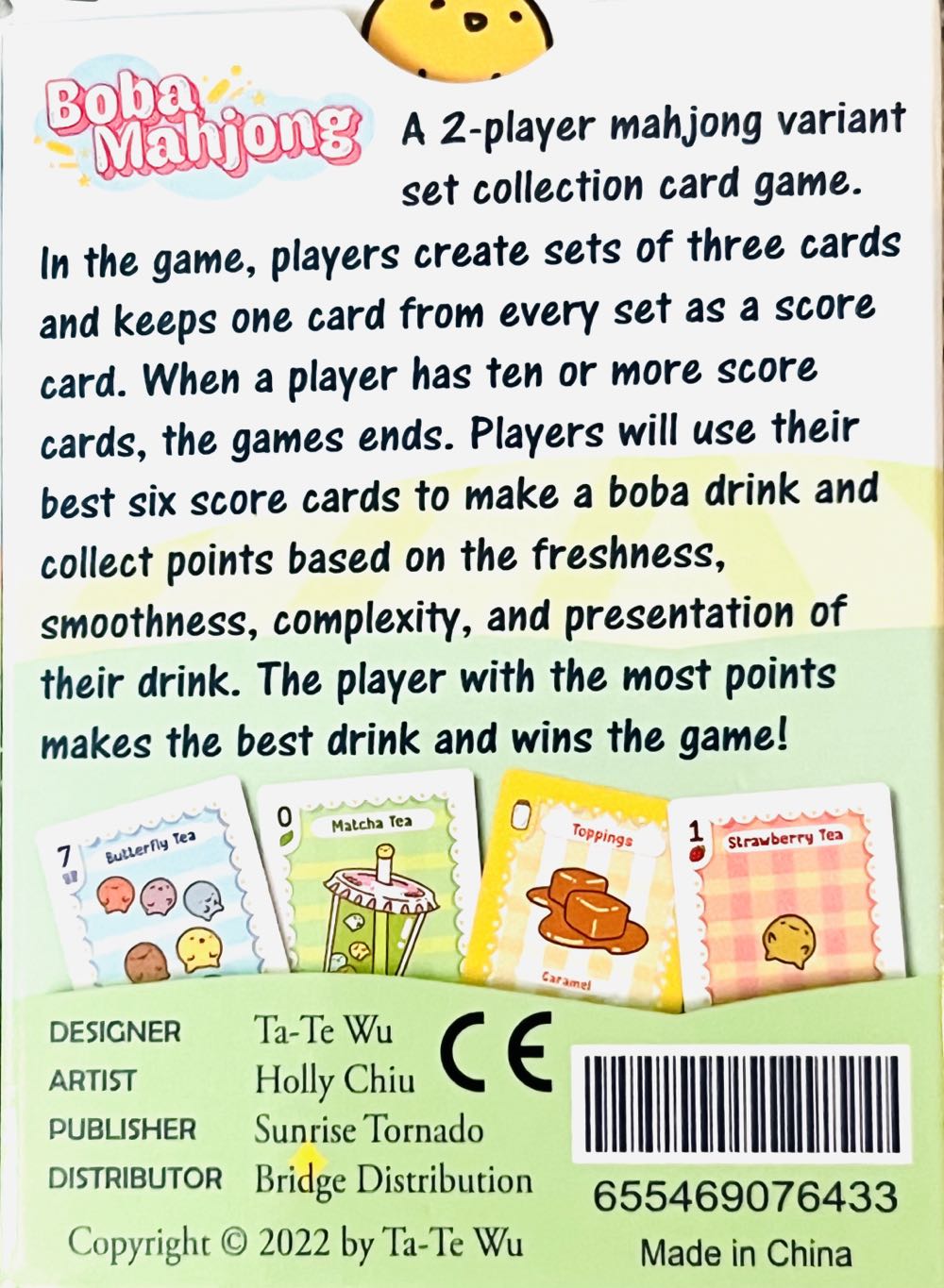 Boba Mahjong  (2) board game collectible [Barcode 655469076433] - Main Image 2