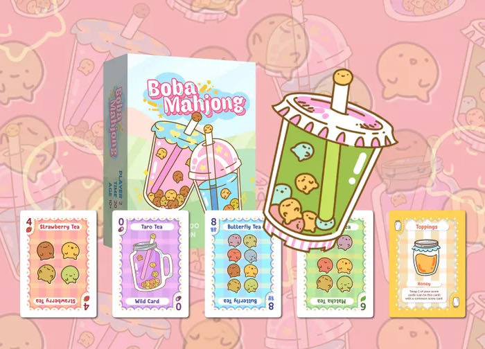 Boba Mahjong  (2) board game collectible [Barcode 655469076433] - Main Image 4