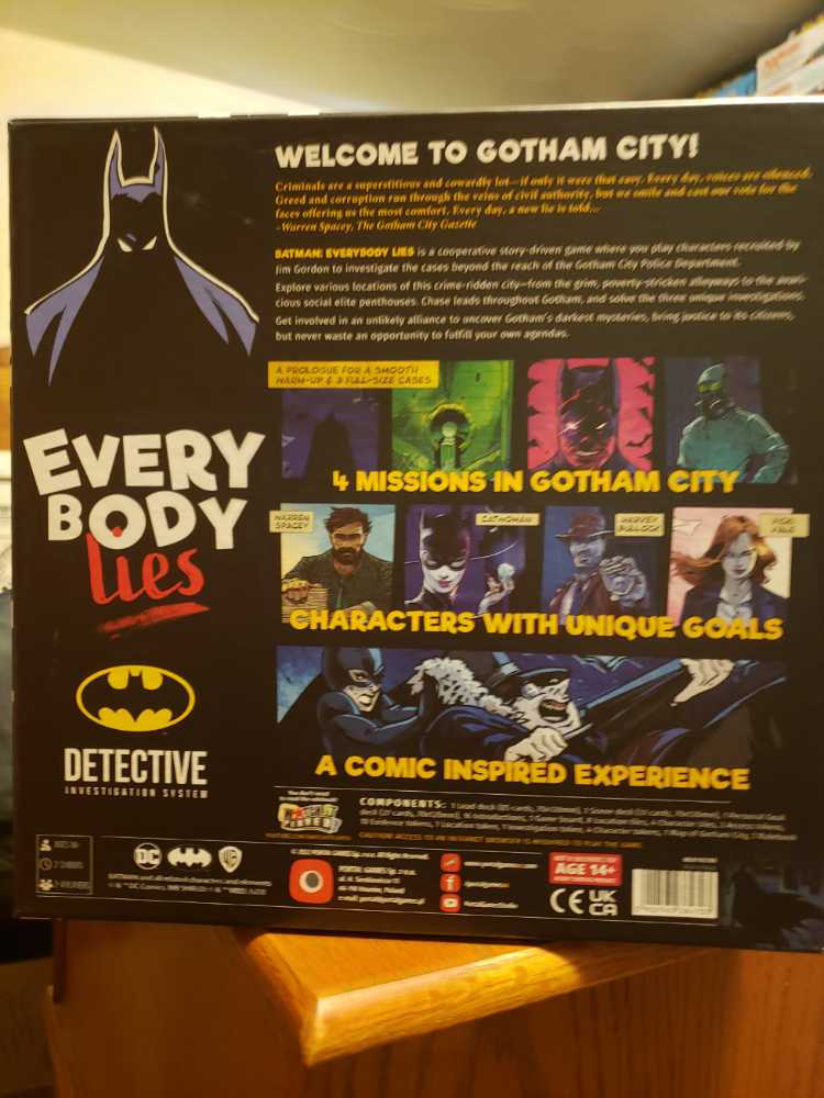 Batman: Everybody Lies  (1-5) board game collectible [Barcode 5902560384703] - Main Image 2