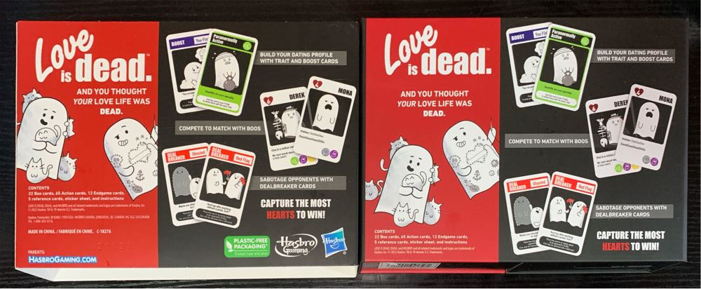 Love Is Dead  (2-5) board game collectible [Barcode 195166155913] - Main Image 2