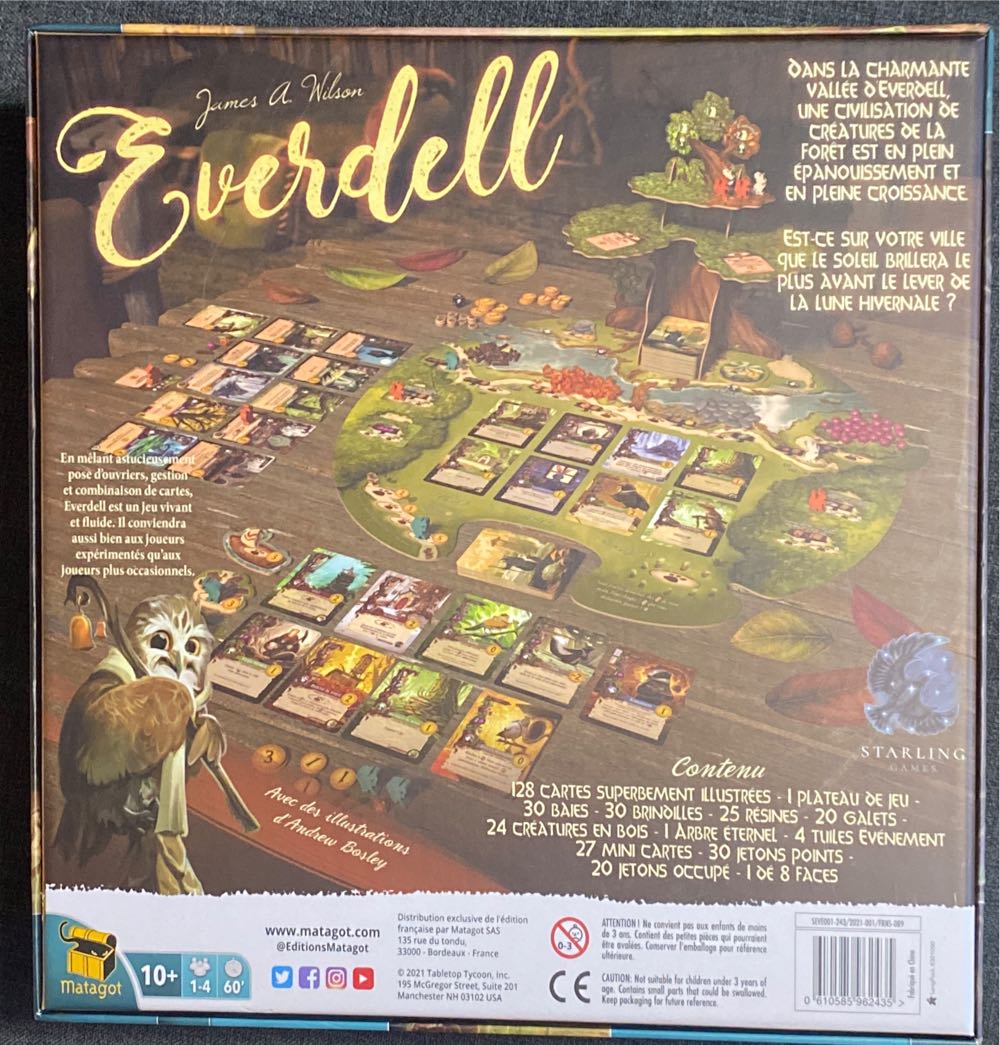 Everdell Fr  (1-4) board game collectible [Barcode 610585962435] - Main Image 2