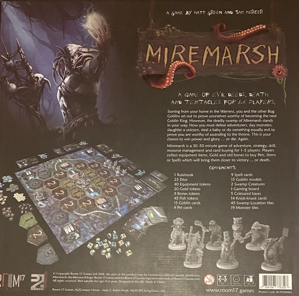 Miremarsh: Undermire  (1-5) board game collectible [Barcode 634158776328] - Main Image 2