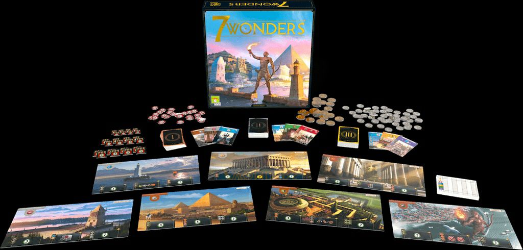 7 Wonders  (3-7) board game collectible - Main Image 2