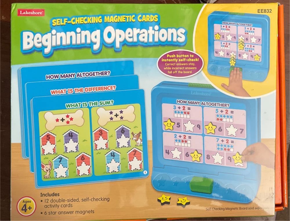 Lakeshore Beginning Operations  board game collectible [Barcode 633682034362] - Main Image 1
