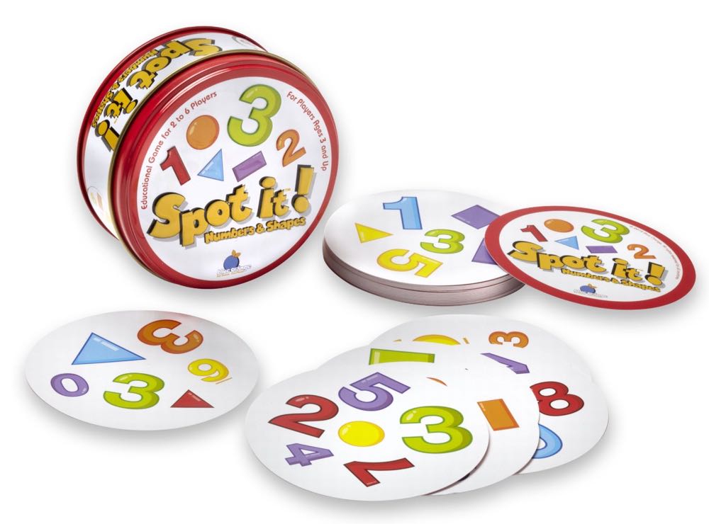 Spot It! Numbers And Shapes  (2-6) board game collectible [Barcode 803979005218] - Main Image 2