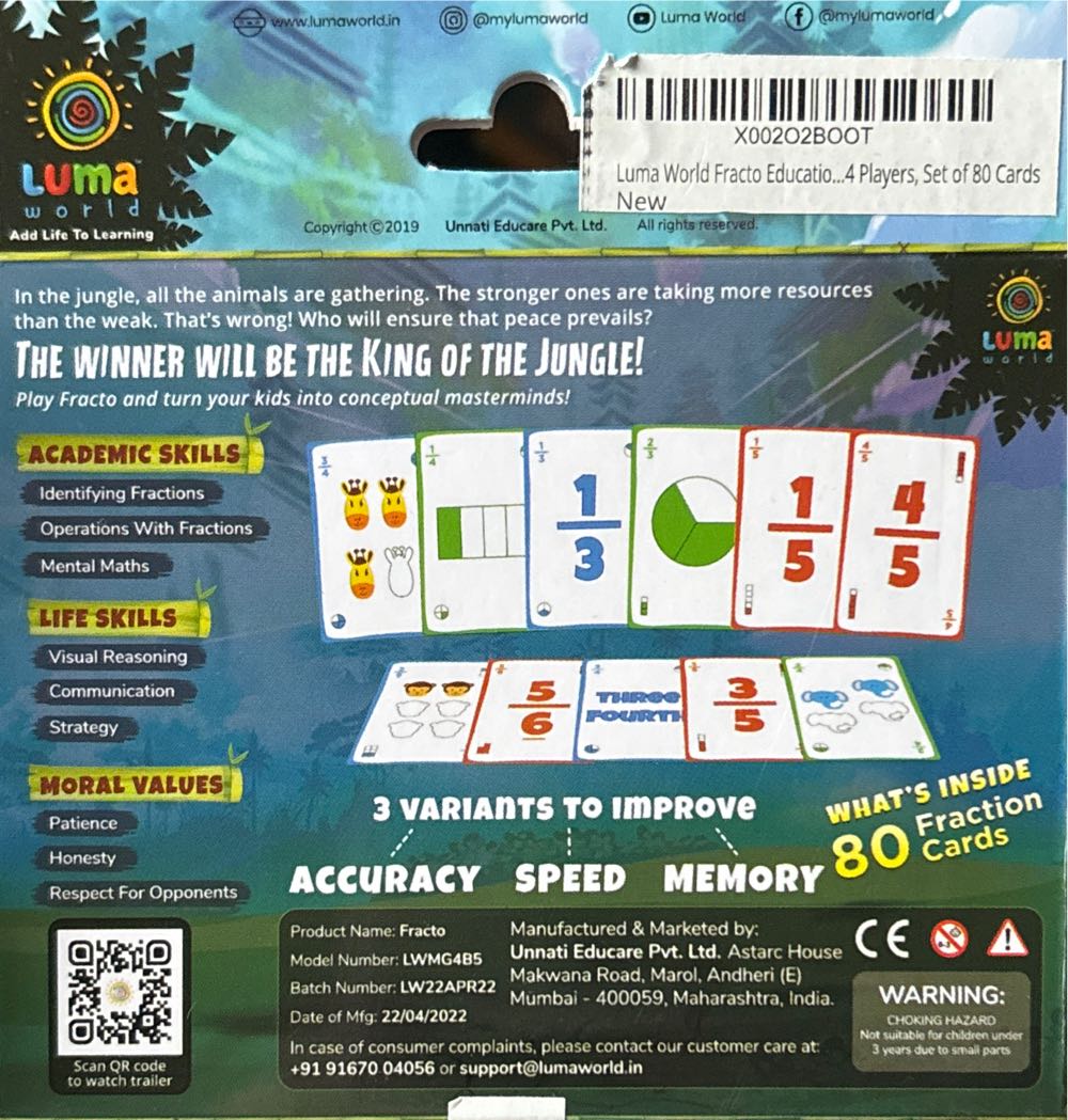 Fracto  (2-4) board game collectible - Main Image 2