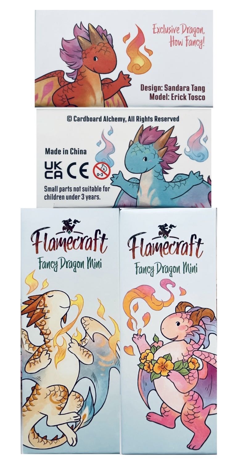 Flamecraft: Fancy Dragon Miniature  (1-5) board game collectible [Barcode 658580049959] - Main Image 3