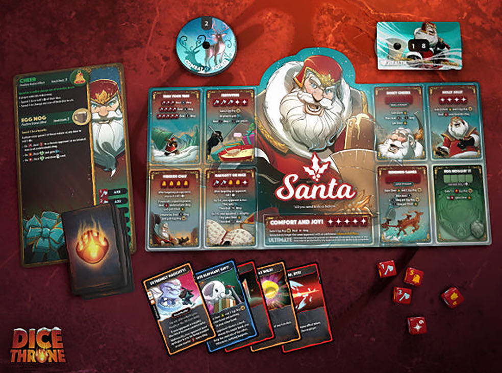 Dice Throne: Santa Vs. Krampus (2) board game collectible - Main Image 2