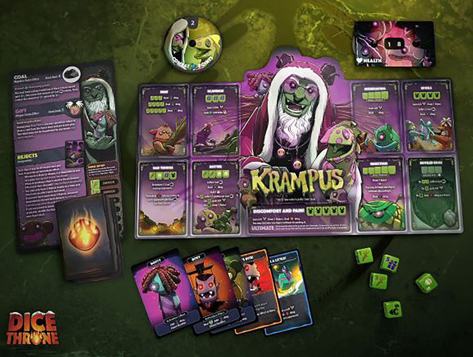 Dice Throne: Santa Vs. Krampus (2) board game collectible - Main Image 3