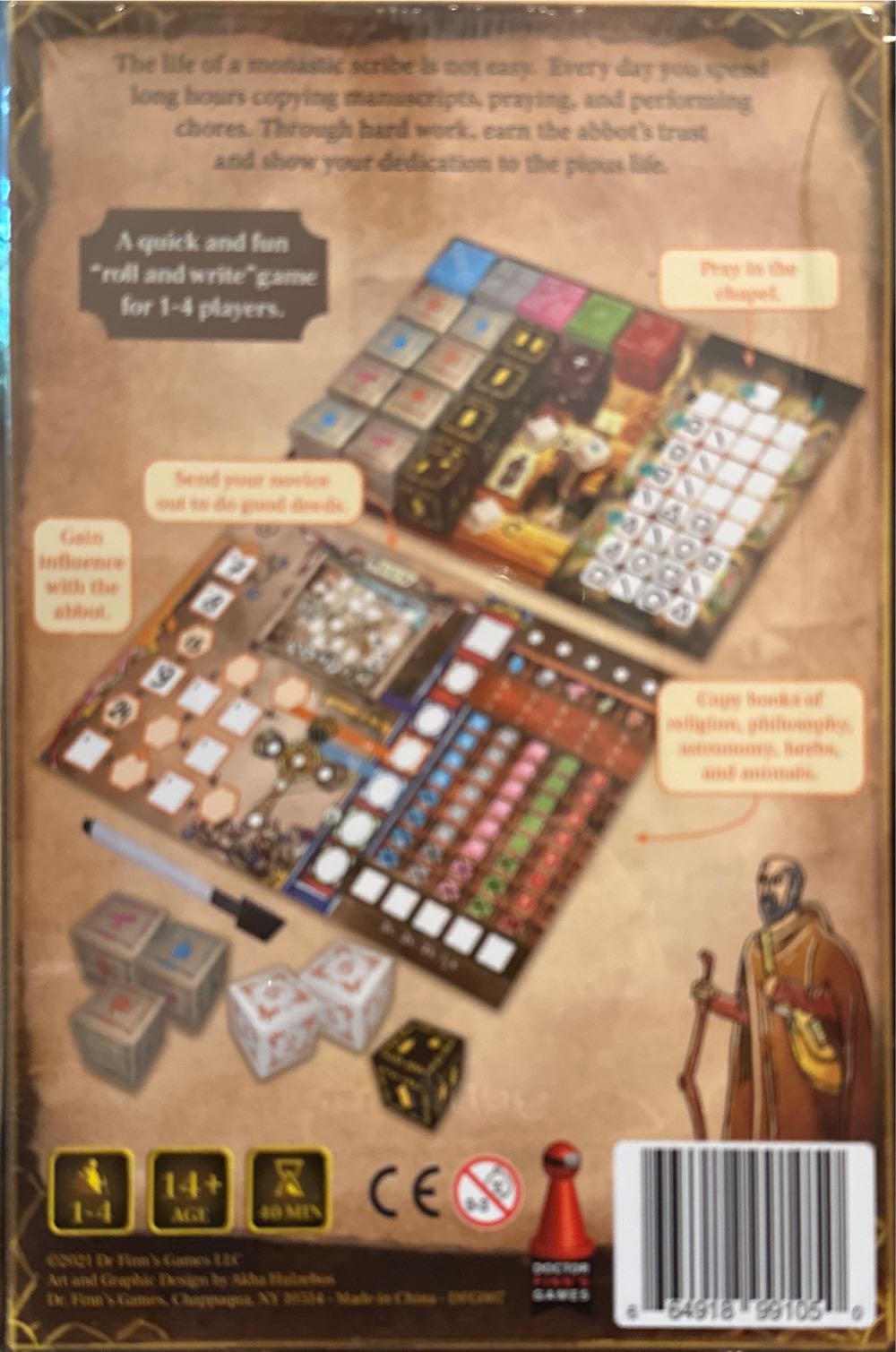Biblios - Quill & Parchment  (1-4) board game collectible [Barcode 664918991050] - Main Image 3