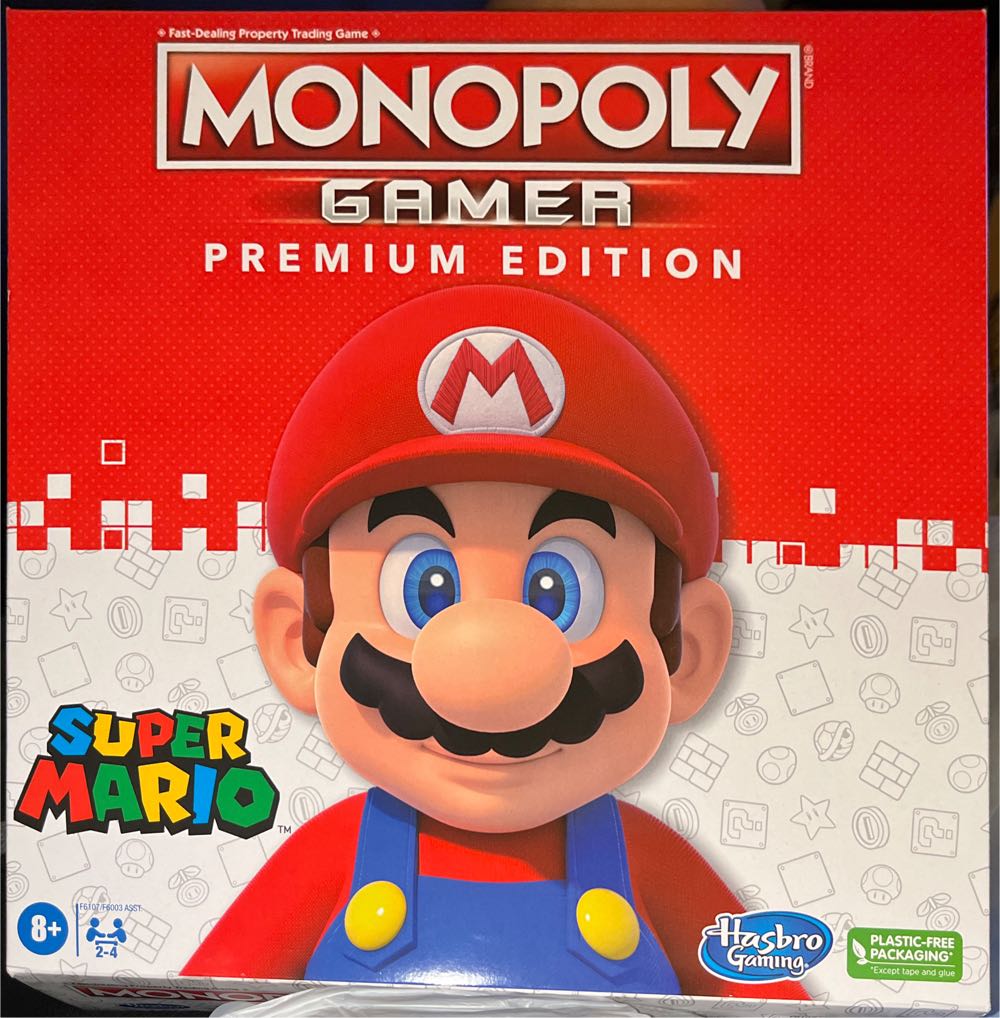 Mario Monopoly Gamer Premium Edition Hasbro  (2-4) board game collectible [Barcode 195166193458] - Main Image 2