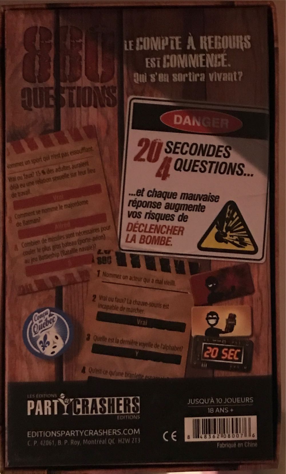 20 Sec  (2-10) board game collectible - Main Image 2