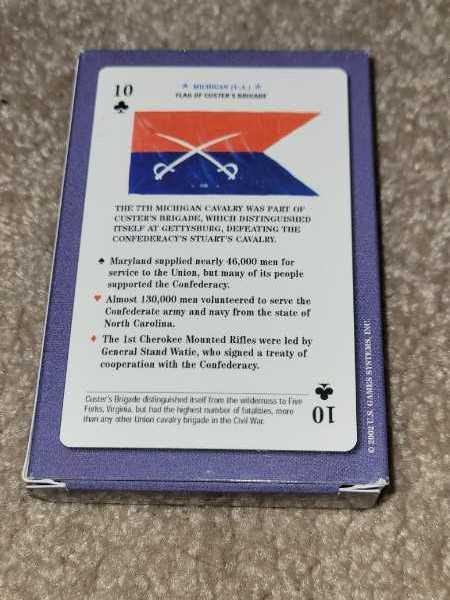 Flags Of The Civil War Card Game  board game collectible - Main Image 2