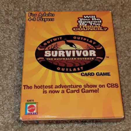 Survivor The Australian Outback Card Game  board game collectible - Main Image 1