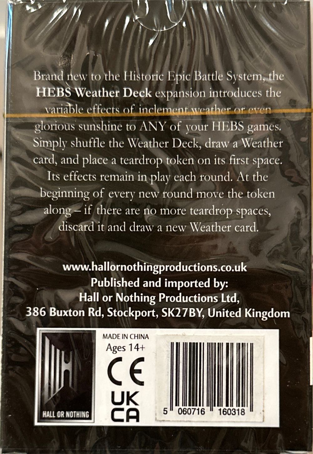 1815: HEBS Weather Deck  board game collectible [Barcode 5060716160318] - Main Image 2