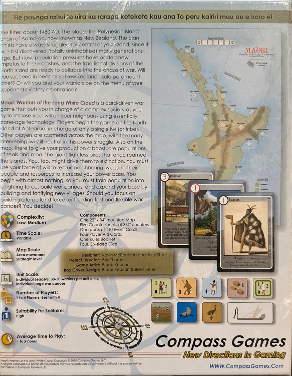 Maori: Warriors of the Long White Cloud  (1-4) board game collectible - Main Image 2