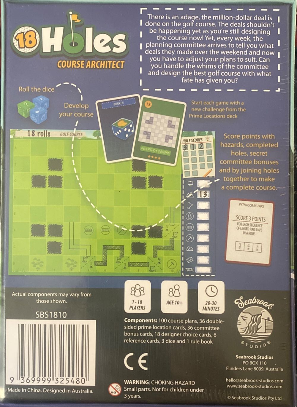 18 Holes: Course Architect  board game collectible [Barcode 9369999325480] - Main Image 2
