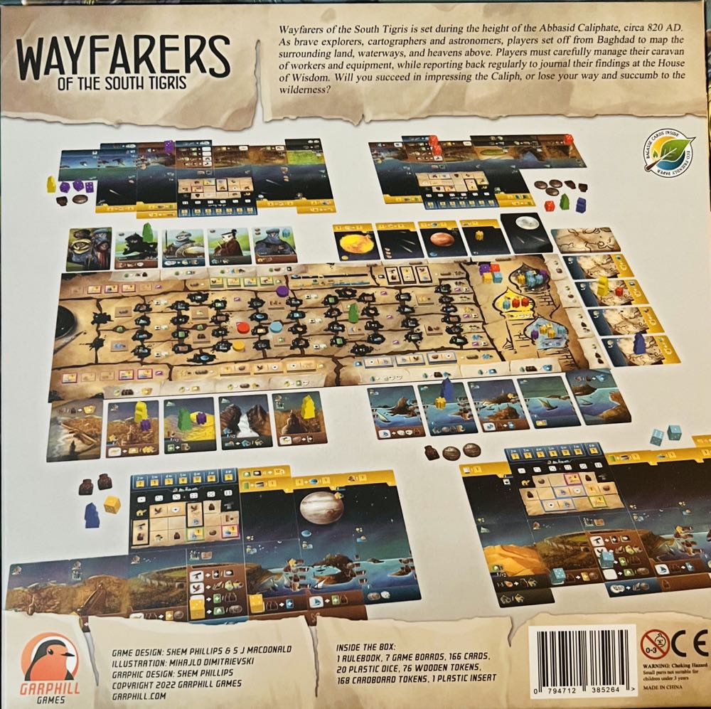 Wayfarers of the South Tigris  (1-4) board game collectible [Barcode 794712385264] - Main Image 2