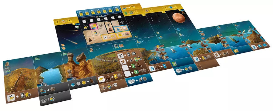 Wayfarers of the South Tigris  (1-4) board game collectible [Barcode 794712385264] - Main Image 3