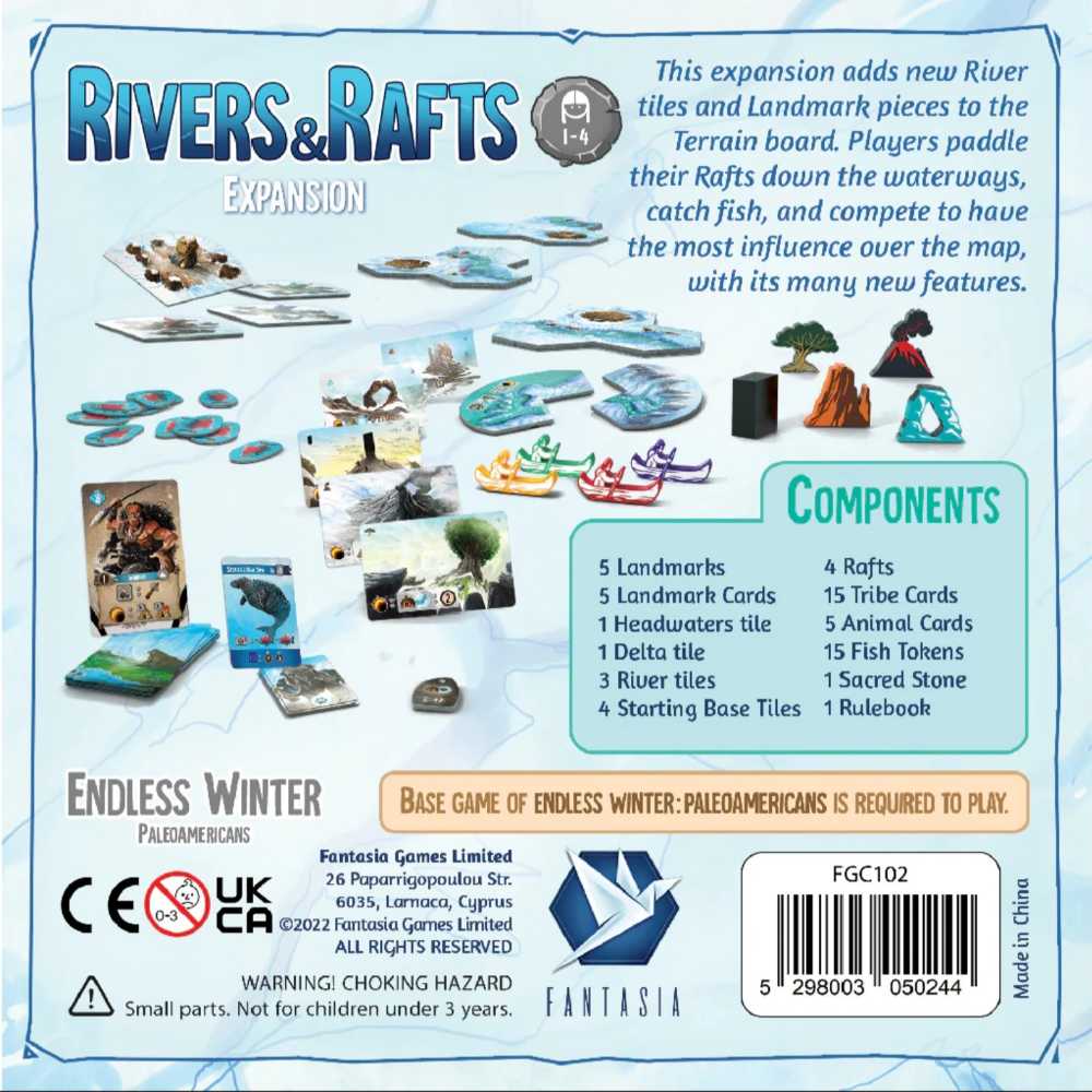 Endless Winter Paleoamericans: Rivers & Rafts  (1-4) board game collectible [Barcode 5298003050244] - Main Image 2