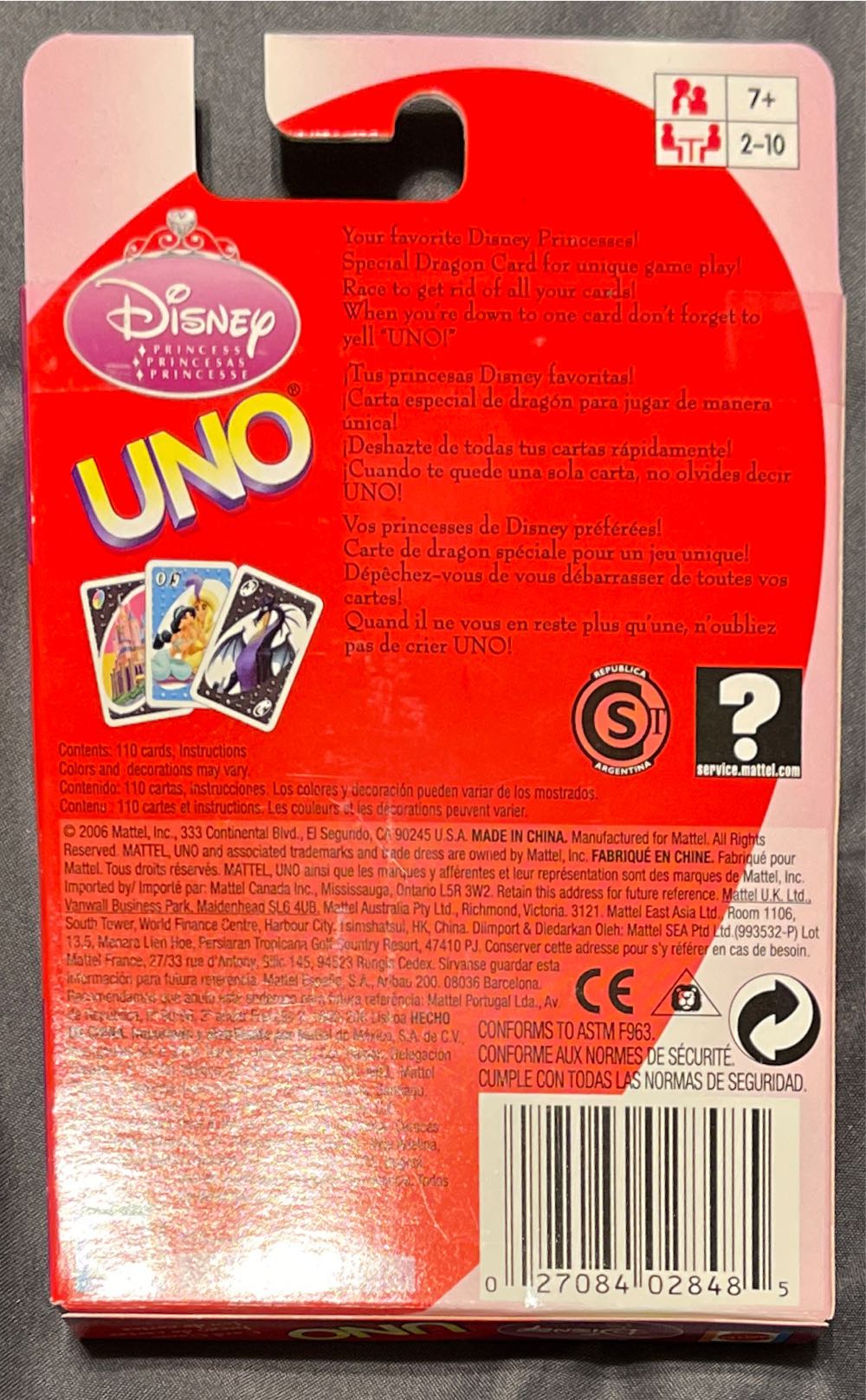 Uno: Disney Princess  board game collectible - Main Image 2