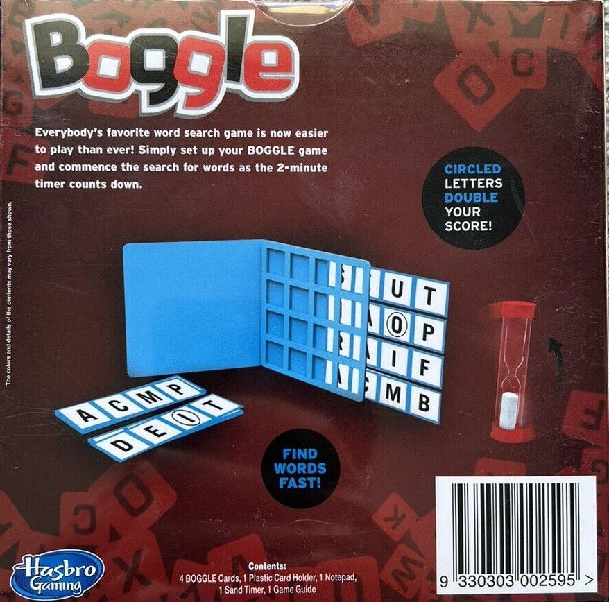 Boggle  (1-8) board game collectible [Barcode 9330303002595] - Main Image 2