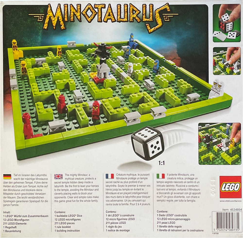 Minotaurus Game  (2-4) board game collectible [Barcode 5702014589735] - Main Image 2